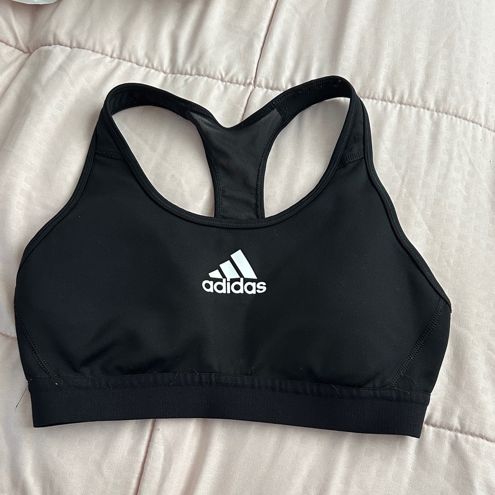 Adidas Women's Black sports bra with Logo